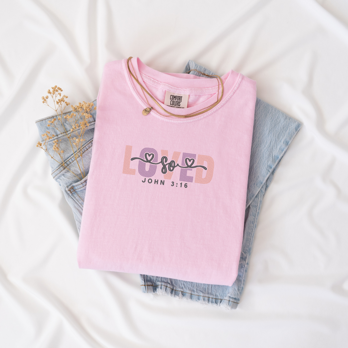 So Loved John 3:16 T-Shirt | Christian Easter Shirt | Bible Verse Shirt | Christian Tee | Faith Apparel