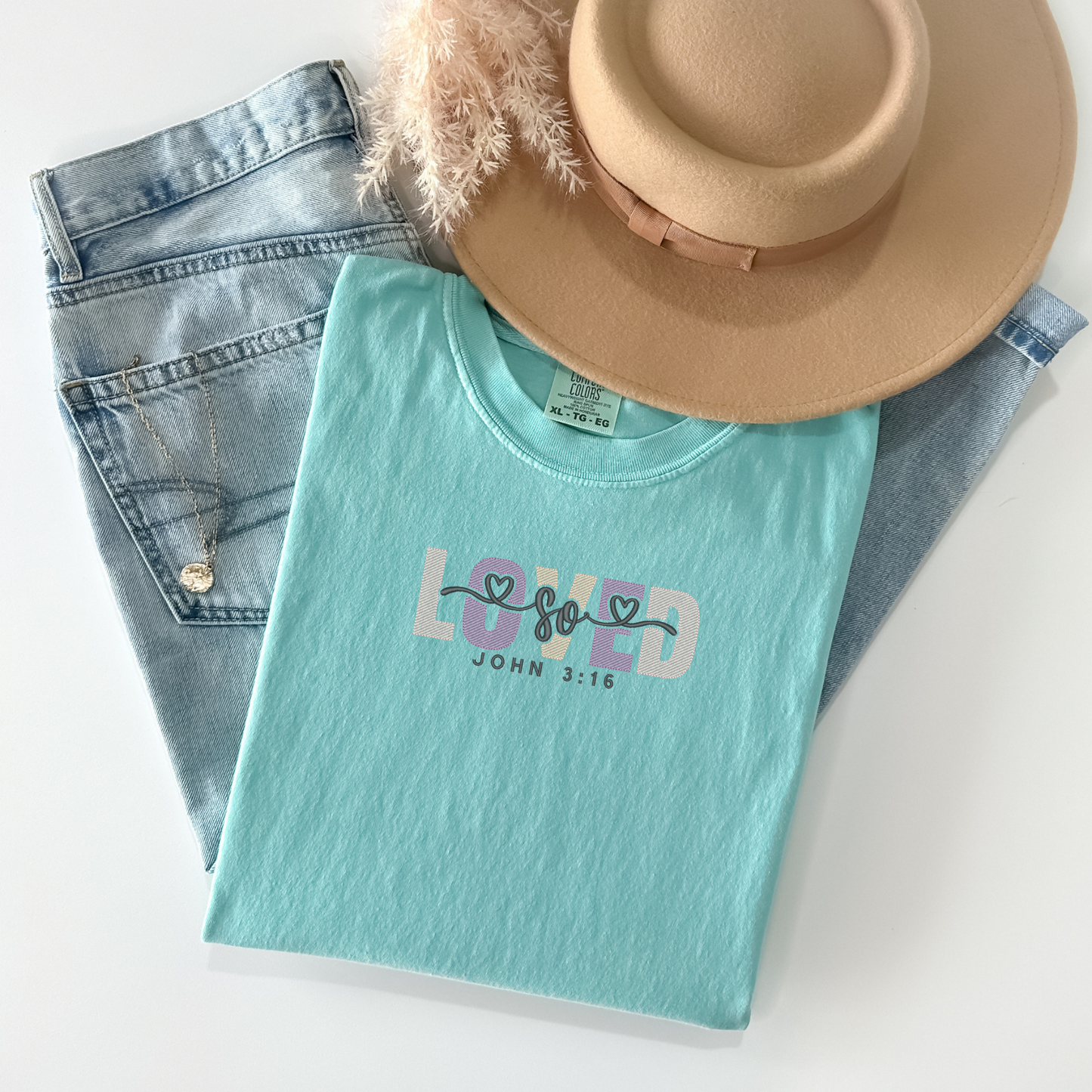 So Loved John 3:16 T-Shirt | Christian Easter Shirt | Bible Verse Shirt | Christian Tee | Faith Apparel