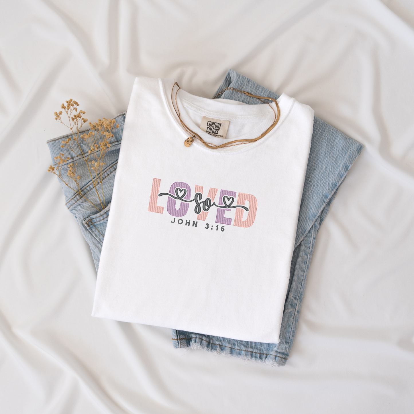 So Loved John 3:16 T-Shirt | Christian Easter Shirt | Bible Verse Shirt | Christian Tee | Faith Apparel