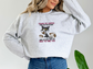 Funny Embroidered Touch My Coffee Sweatshirt - Grumpy Cat Design