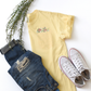 Mushroom & Wildflowers Embroidered Pocket Tee | Cottagecore Shirt