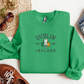 Embroidered Dublin Ireland Crewneck | Irish Flag Shamrock Design | Irish Pride Shirt