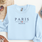 Paris France Embroidered Crewneck | Visit Paris Sweatshirt