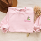Sorry I'm Booked Embroidered Crewneck | Cozy Bookish Gift