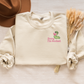 Sorry I'm Booked Embroidered Crewneck | Cozy Bookish Gift