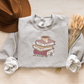 Embroidered Books Are My Happy Place Crewneck