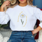 Embroidered "You're On Your Own Kid " Crewneck Sweatshirt